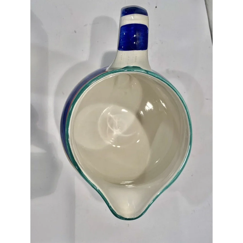 Vintage Mikasa Emerald Harvest‎ Handcrafted Portugal Pitcher